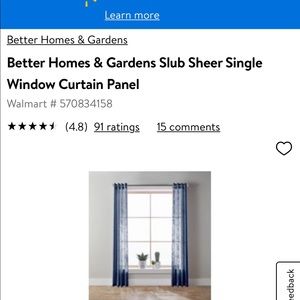 Window curtains